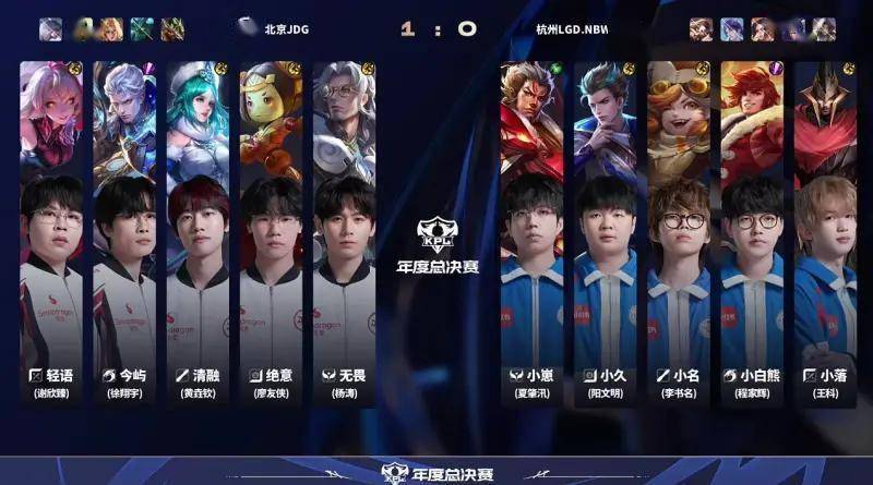 LGD 3-2 JDG：王者荣耀KPL的精彩一战，小落四杀闪耀全场