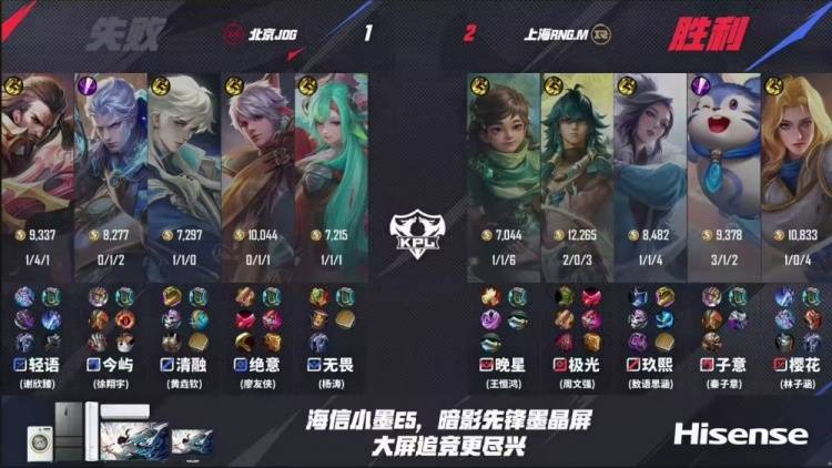 2025KPL夏季赛：JDG让二追三惊天逆转RNG.M，元流之子决胜局封神